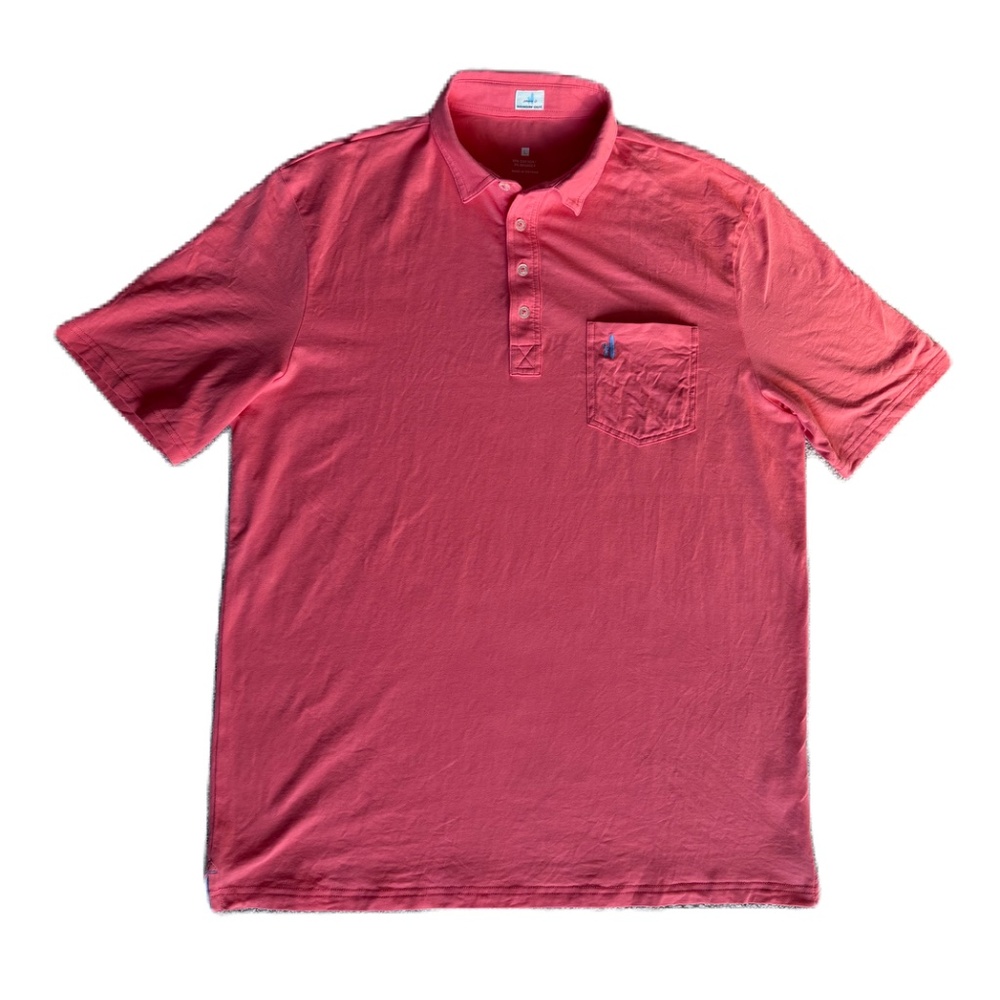 Johnnie-O Hangin Out The Original polo shirt Coral Large - Picture 5 of 15